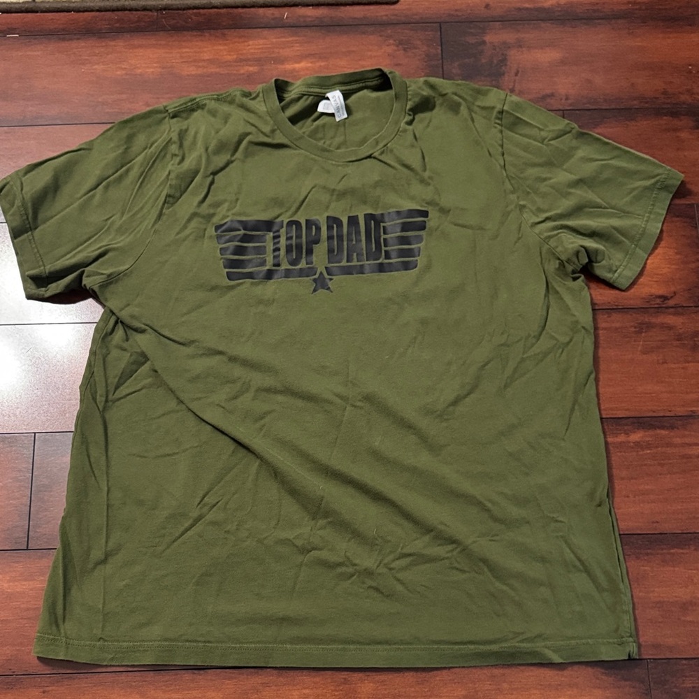 Bella Canvas Olive Green Top Dad Tee